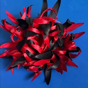 Elegant Red and Black brooch